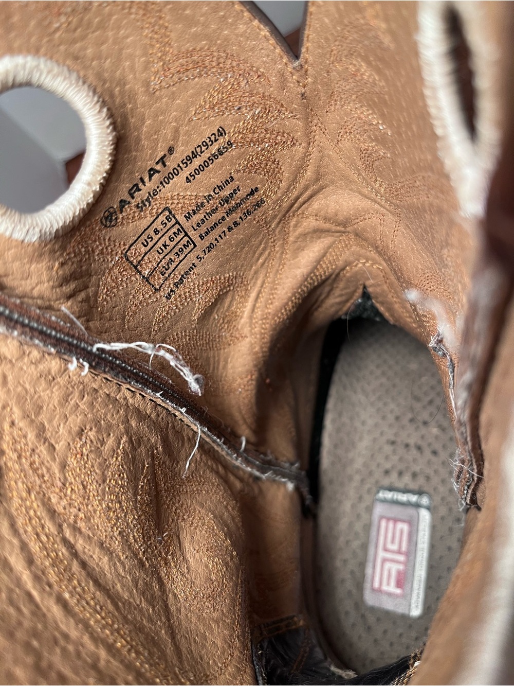 Ariat Heritage Roughstock Western Boot Women’s 8.5B - Picture 6 of 6